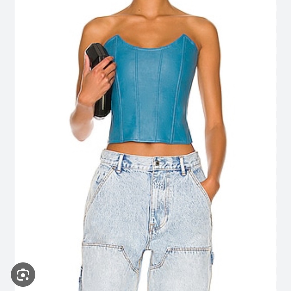 Miaou Leia Corset Faux Leather